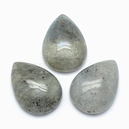 Natural Labradorite Cabochons, Teardrop, 25x18x7mm(G-E491-B-14)
