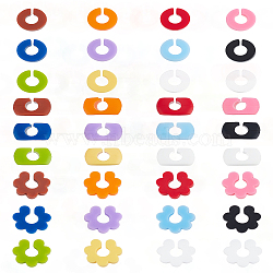 3 Sets 3 Styles Silicone Wine Glass Charms, Wine Glass Marker, Mixed Shapes, 13~20x18~23x7~10mm, 12pcs/set, 1 set/style(AJEW-LP0001-29)