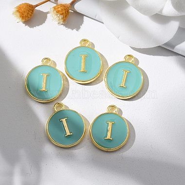 Golden Plated Alloy Enamel Charms(X-ENAM-S118-05I)-5