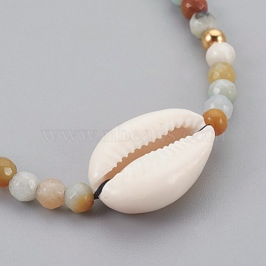Bracelets de perles tressées en pierre naturelle(BJEW-JB04079)-3
