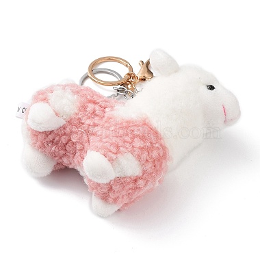 Cute Alpaca Cotton Keychain(KEYC-A012-02A)-3