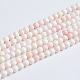 Natural Pink Shell Beads Strands(SSHEL-L016-18B)-1