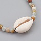 Bracelets de perles tressées en pierre naturelle(BJEW-JB04079)-3