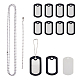 Супернаходки DIY штамповка пустой кулон брелок ожерелье набор для изготовления ожерелья(DIY-FH0005-14)-1