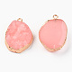 Druzy Resin Pendants(RESI-R428-019)-3