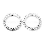 Acrylic Beads Frame, Ring, Platinum, 43x5.5mm, Hole: 2.2mm(PACR-C002-06P)