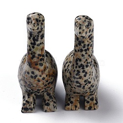 Natural Dalmatian Jasper 3D Home Display Decorations, Dinosaur, 70x84x28mm(G-Z011-03E)