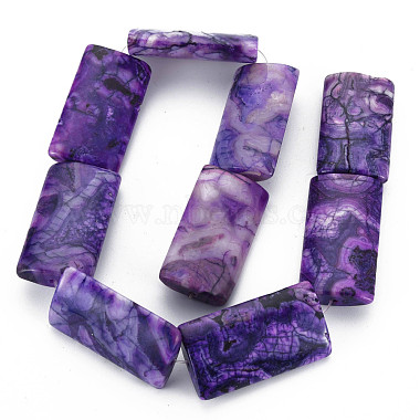 Natural Crazy Agate Beads Strands(G-S359-350B)-2