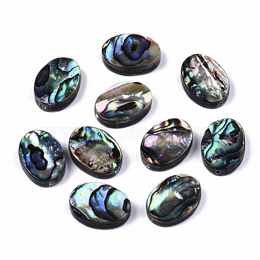 Colorful Oval Paua Shell Beads