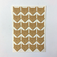 DIY Scrapbooking Albums Photo Corner Sticker, Tan, 22x20mm, 24pcs/sheet(AJEW-WH0020-11B)