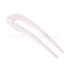 Cellulose Acetate(Resin) Hair Forks, U-shaped, Thistle, 110x28x3mm(OHAR-C005-01F)