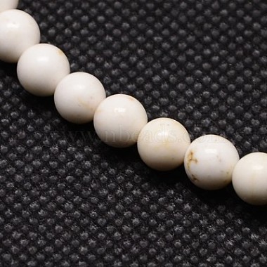Natural Magnesite Round Beads Strands(X-TURQ-L016-01-8mm)-2