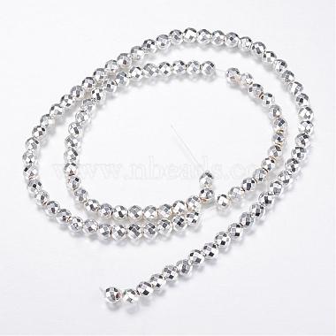 Electroplate Non-magnetic Synthetic Hematite Bead Strands(G-Q465-16S)-2