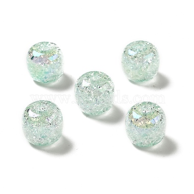 placage uv perles acryliques craquelées irisées arc-en-ciel(PACR-M002-04)-2