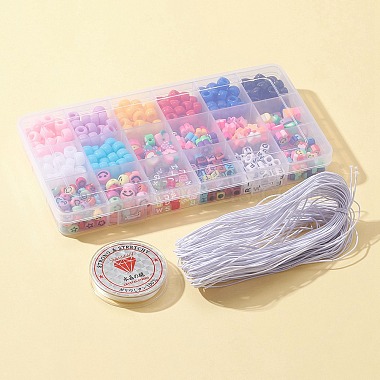 DIY Candy Color Bracelet Making Kit(DIY-FS0003-47)-3