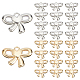 80Pcs 2 Colors CCB Plastic Pendants(CCB-ME0001-01)-1