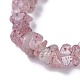 Natural Strawberry Quartz Beads Stretch Bracelets(BJEW-JB04152-08)-2