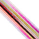 Pandahall 10 Strands 10 Colors Transparent Gradient Color Glass Beads Strands(GLAA-TA0001-56)-2