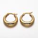 Ring 304 Stainless Steel Hoop Earrings(EJEW-O032-13)-1