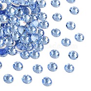 Preciosa&reg MAXIMA Crystal No Hotfix Flatback Stones, Czech Crystal, Dura Foiling, Round(438 11 615 Chaton Rose), 30020 Light Sapphire, SS6(1.9~2.1mm)(Y-PRC-NSS6-30020)