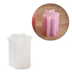 DIY Silicone Candle Molds, for Candle Making, Flower, 58x58x71mm(SIL-F011-02G)