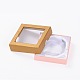 Square Shaped PVC Cardboard Satin Bracelet Bangle Boxes for Gift Packaging(CBOX-O001-01)-3