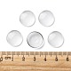 Transparente Glas Cabochons(X-GGLA-R026-15mm)-5
