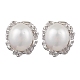 Natural Pearl Ear Studs(EJEW-P286-29P)-1