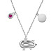 SHEGRACE 925 Sterling Silver Pendant Necklaces(JN860A)-1