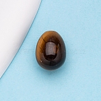 Natural Tiger Eye Massage Tool, Egg, 20x30x15mm(PW-WG0C89C-11)