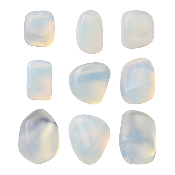 Opalite Beads, Tumbled Stone, Vase Filler Gems, Nuggets, No Hole, 15~30x12~22x10~18mm