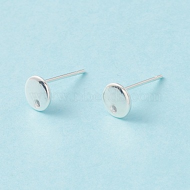 201 Stainless Steel Stud Earring Findings(X-STAS-P308-09A-S)-2