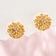 Brass Stud Earrings(EJEW-Q014-34G)-5