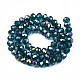 Chapelets de perles en verre galvanoplastique(EGLA-A034-T10mm-B25)-2