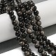 Natural Silver Obsidian Beads Strands(G-S150-20A-8mm)-2