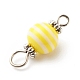 Stripe Resin Connector Charms(PALLOY-JF01797-01)-4
