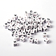 Chunky Letter Acrylic Cube Beads for Kids Jewelry(X-PL37C9447)-1