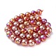 Electroplated Natural Red Agate Beads Strands(G-Z038-B04-03AB)-3