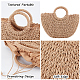 Boho Women's Straw Knitted Bag(AJEW-WH0348-19)-6