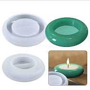 Silicone Candlestick Mat Molds, Resin Casting Molds, For UV Resin, Epoxy Resin Craft Making, Candle Holder, White, 90.5x21.5mm, Inner Size: 87x20mm(DIY-A012-10)