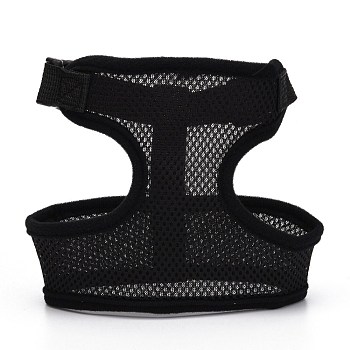 Comfortable Dog Harness Mesh No Pull No Choke Design, Soft Breathable Vest, Pet Supplies, for Small and Medium Dogs, Black, 15x17.8cm