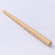 Wood Ring Enlarger Stick Mandrel Sizer Tool, for Ring Forming and Jewelry Making, Navajo White, 285x11~25mm(TOOL-R106-04)
