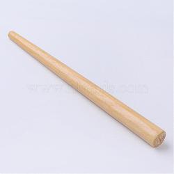 Wheat Wood Ring Enlarger Stick Mandrel Sizer Tool for Ring Forming 28x1.2~2.5cm 
