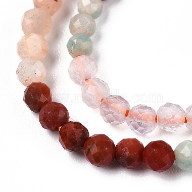 Natural & Synthetic Mixed Gemstone Beads Strands(G-D080-A01-03-23)-3