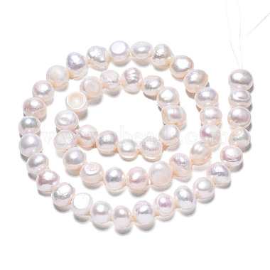 Natural Cultured Freshwater Pearl Beads Strands(PEAR-N014-07G)-2