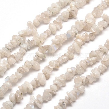 5mm Chip White Jade Beads