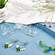 Pandahall Elite 10pcs présentoirs de boucles d'oreilles en verre organique(EDIS-PH0001-11A)-2