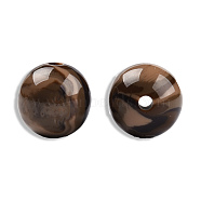 Resin Beads, Imitation Gemstone, Round, Camel, 16mm, Hole: 3mm(RESI-N034-25-N02)