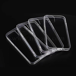 Transparent DIY Blank Silicone Smartphone Case, Fit for iPhone 12 Pro Max(6.7 inch), For DIY Epoxy Resin Pouring Phone Case, Soft Case, Clear, 16.08x7.81x0.74cm(MOBA-PW0002-05B)