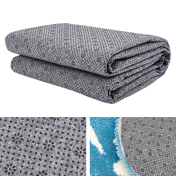 Non-Slip Tufting Cloth, Thick Rug Backing Fabric, Rectangle, Gray, 1000x1800x1.5mm